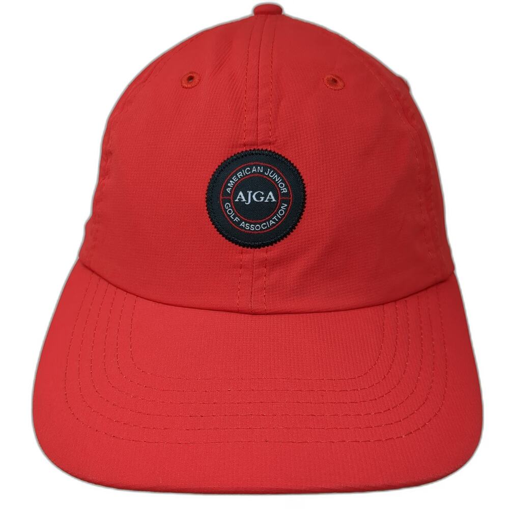 Imperial AJGA American Junior Golf Association Hat Red One Size Baseball Cap